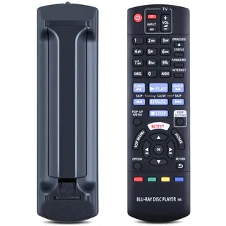 WKOLF Neue N2QAYB001147 N2QAYB001185 Ersatzfernbedienung für Panasonic,für Blu-Ray DP-UB824EGK DP-UB424EGK DP-UB820 DMPUB300 DMPUB400 DPUB820 DP-UB820 DP-UB824 DP-UB300 DP-UB310 DP-UB400