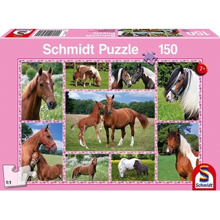 Schmidt Spiele GmbH Puzzle »150 Teile Schmidt Spiele Kinder Puzzle Pferdeträume 56269«, 150 Puzzleteile