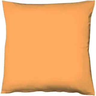 FLEURESSE Bettwäsche Jersey Unifarben Orange 35 x 40 cm