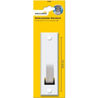 Schellenberg Gurtwickler-Abdeckplatte Standard Maxi 160 mm Weiß