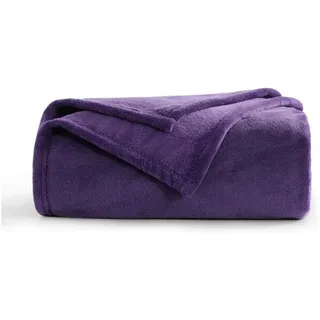 luxuskollektion Kuscheldecke 150 x 200 cm Lila/Violett