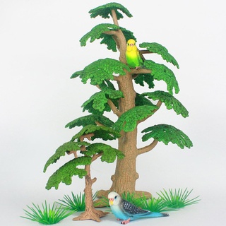 NOLITOY 3st Künstlicher Pflanzenbaum Pflanzendekor Bäume Figuren Künstliche Outdoor-Pflanzen Miniatur Pflanzen Berg Kiefer Spielzeug Für Draußen Faux Kiefer Drinnen Büro Plastik Diorama