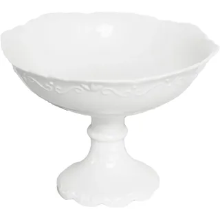 Chic Antique Provence Schüssel mit Fuß Weiß