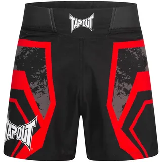 TapouT Tapout, Herren, Sporthose, Willocs M Weiss, Rot, Schwarz