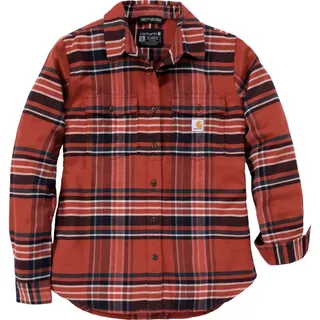 Carhartt Tencel Fiber Series Relaxed Fit Long-sleeve Flannel Shirt spice red (RD1) M REG