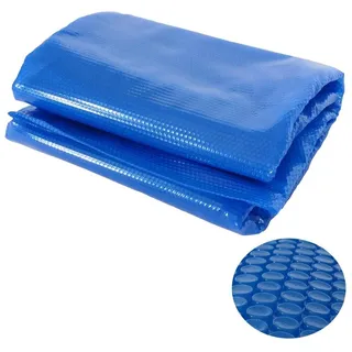MCW Pool-Abdeckplane Pool-Abdeckung, Erwärmt das Wasser, Reduziert die Wasserverdunstung, Stärke: 400 μm blau rund 366 cm | 366 cm x 366 cm x 1 cm