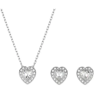 Swarovski Schmuck-Set Ariana Grande x Swarovski Set Verschiedene Schliffe, Herz, Weiß,