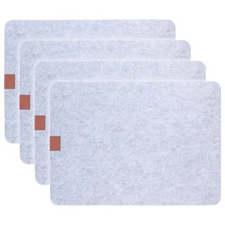 neuetischkultur esmerina® 4er Set Platzsets, Filz eckig esmerina® 4er Set Platzsets, Filz eckig