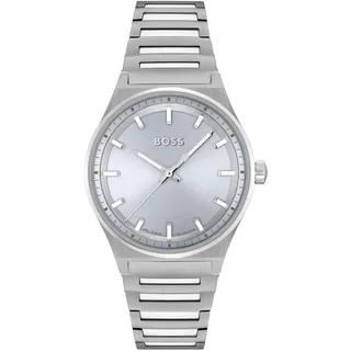 Boss Candor LADIES«, Damenuhr, Armbanduhr, Leuchtindizes, Edelstahlarmband
