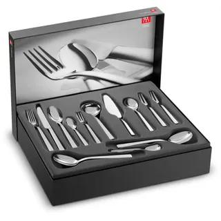 ZWILLING Besteckset Jessica 68-teilig für 12 Personen – Edelstahl 18/10 Poliert – Spülmaschinenfestes Menübesteck inkl. Servierteilen