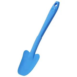 Kochblume Restelöffel S | Premium-Silikon & BPA frei| Hitzebeständig | Spülmaschinenfest | 20cm | Farbe: blau