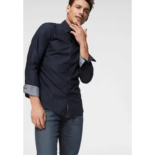 Selected Slim New Mark Langarmhemd - Navy Blazer - XS
