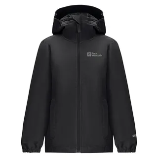 Jack Wolfskin Regenjacke Flaze Schwarz 140
