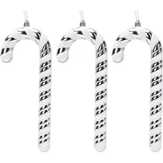 Famanu Weihnachtskugeln 3er Set - Extra große, glanzende Kugeln mit Glitter - 250 mm