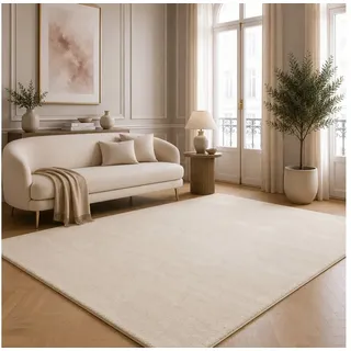 The CarPET Kuschelig & Super Soft Teppich 300 x 400 cm Beige