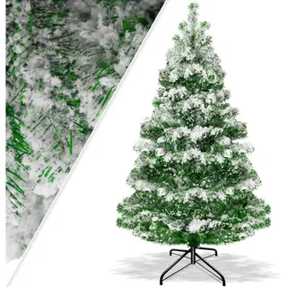 Kesser Weihnachtsbaum künstlich Tannenbaum Edeltanne Spritzguss PE Weiß 140 cm