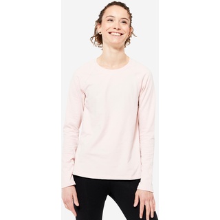 Langarmshirt Damen - 500 rosa, rosa, XL