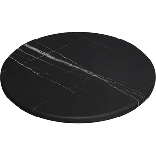 GGM Möbel Tischplatte Ø 60 x 0 cm Schwarz