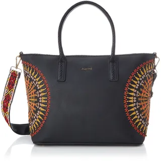 Desigual Tasche Damen bols african mandala holbox 20saxpcm uni schwarz - Einheitsgröße