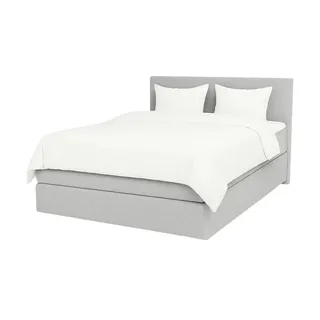Möbel Kraft Boxspringbett 140 x 200 cm Grey