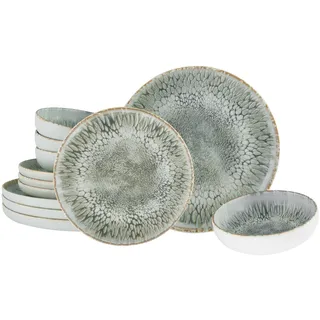 CreaTable Uno Volcano Tafelservice 12-tlg. grau