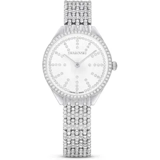 Swarovski Attract Uhr, Schweizer Produktion, Metallarmband, Silberfarben, Edelstahl