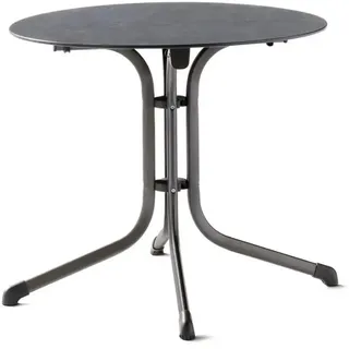 Sieger Klapptisch Ø 85 x 73 cm anthrazit/eisengrau