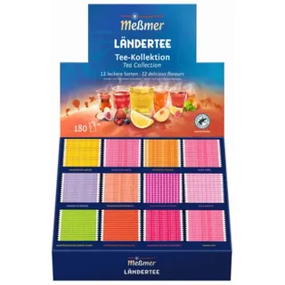 Meßmer Ländertee 180er-Box Früchtetee-Kollektion