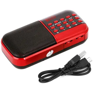 Mini-fm-radio Mit Lautsprecher (87,5–108 Mhz), Speicherkartenleser Und Rauschunterdrückung