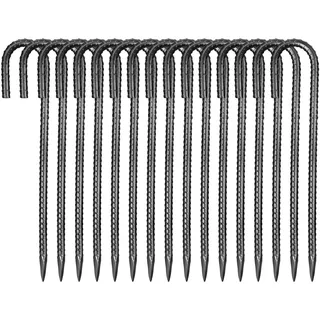 Vevor 16er Pack J-Typ Bodenanker Erdanker Erdnägel Heringe Zeltheringe 406,4mm