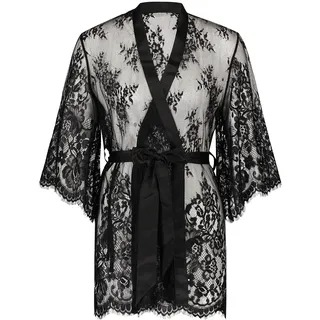 Hunkemöller Kimono Lace Isabelle - black - XL/XXL - XL-XXL