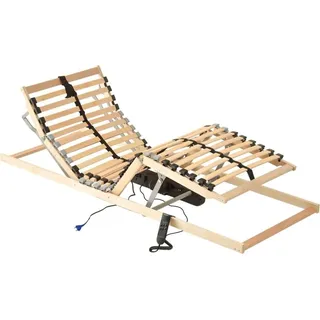 Coemo elektrischer Lattenrost Ergo mit Motor 28 Latten Kopf- und Fußteil verstellbar Bausatz 100x200 cm