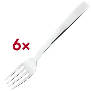 Amefa 6er-Set Tafelgabeln »Regent« silber