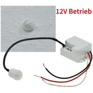 ChiliTec Bewegungsmelder Ct Pir Mini 12V" 12V DC, 1-60W, LED geeignet, weiß"