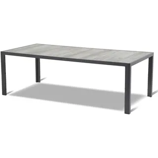 HARTMAN Tanger Esstisch,  xerix/grey wood, Aluminium/Keramik, 228x105cm