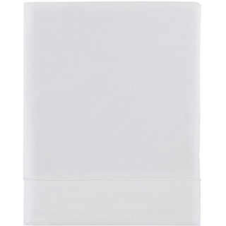 Essix Home Collection Spannbettlaken, Perkal-Baumwolle, weiß, 240 x 300 cm