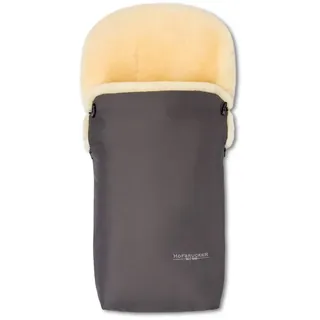 Hofbrucker Lammfell-Fußsack Putzi Kinderwagen, Buggy/Winterfußsack wind- & wasserabweisend/Warmer Fußsack Oberteil abnehmbar/echtes Lammfell/Made in Germany - Einheitsgröße (1er Pack)