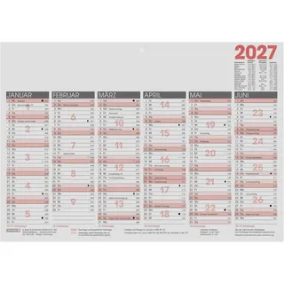 Brunnen Tafelkalender A4 quer 2027