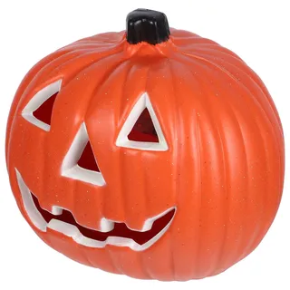 DOITOOL Halloween Deko Kürbis Lampe, Jack-O-Lantern Halloween Deko Outdoor Herbst Kürbis Laterne Für Tisch, Party, Garten, Gartenlaterne Für Draußen