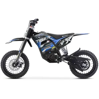 Smarty Crossrad 1000W 36V Lithium Eco midi Kinder Dirtbike Tiger VX DLX 12" blau