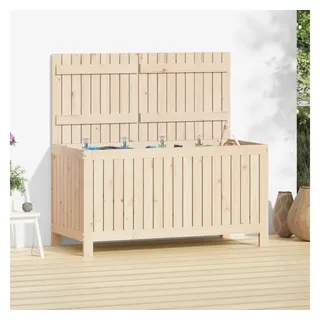 furnicato Gartentruhe 121 x 55 x 64 cm Braun