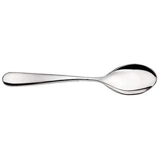 Alessi 5180S4M Nuovo Milano Besteckgarnitur bestehend aus einem Tafellöffel, einer Tafelgabel, einem Tafelmesser, Zylinderblock, einem Kaffeelöffel - Edelstahl 18/10 glänzend poliert