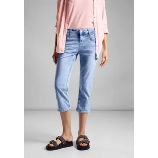 STREET ONE 3/4-Jeans Style Jane mit Stretch-Anteil blau 28
