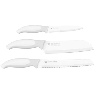Gräwe CleanCitchen Messerset 3-tlg. Weiß