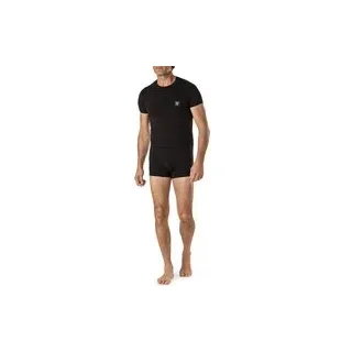 EMPORIO ARMANI Herren Set schwarz Baumwolle unifarben, schwarz, Herbst/Winter 2024/2025