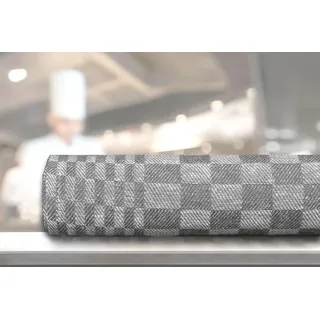 Castejo 8er Pack Grubentücher, Geschirrtücher, Trockentücher, 50 x 100 cm Halbleinen 55% Leinen 45% Baumwolle CA054 (grau)