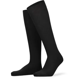 Hudson Kniestrümpfe Relax Cotton Schwarz 43-44
