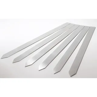 Edelstahl Adana Grillspieße/Schaschlikspieße/Fleischspieße extra breit 24mm und 450mm lang(10)