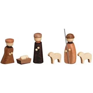 Seiffener Volkskunst eG Seiffener Volkskunst Christi Geburt 6-teilig Höhe 7 cm