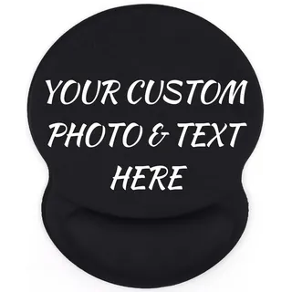 Personalisierte Foto Gaming Mauspad mit Handgelenkstütze benutzerdefinierte Anime Mauspads mit Handgelenkstütze Gel Mauspad rutschfeste Gummibasis Anpassbar ergonomisches Mousepad